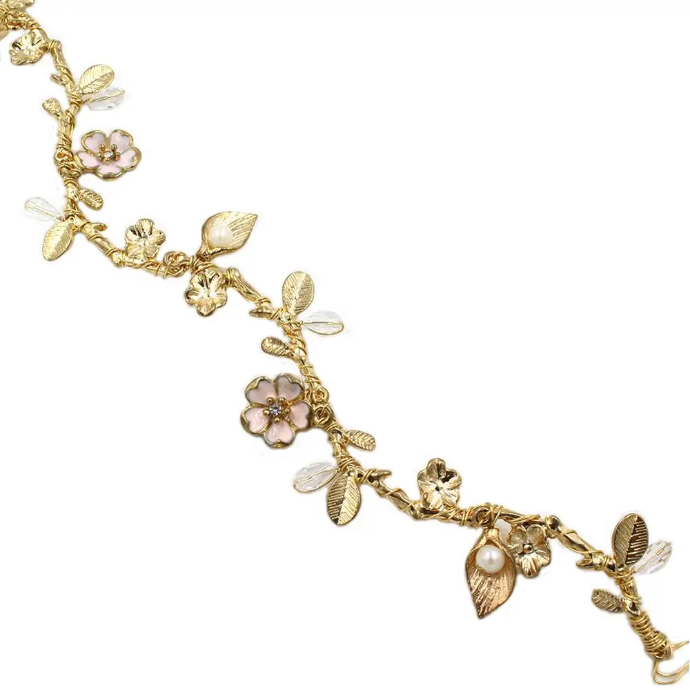 Wedding Bridal Pearl Crystal Headbands For Bride Hair Accessories Jewelry tiara de noiva