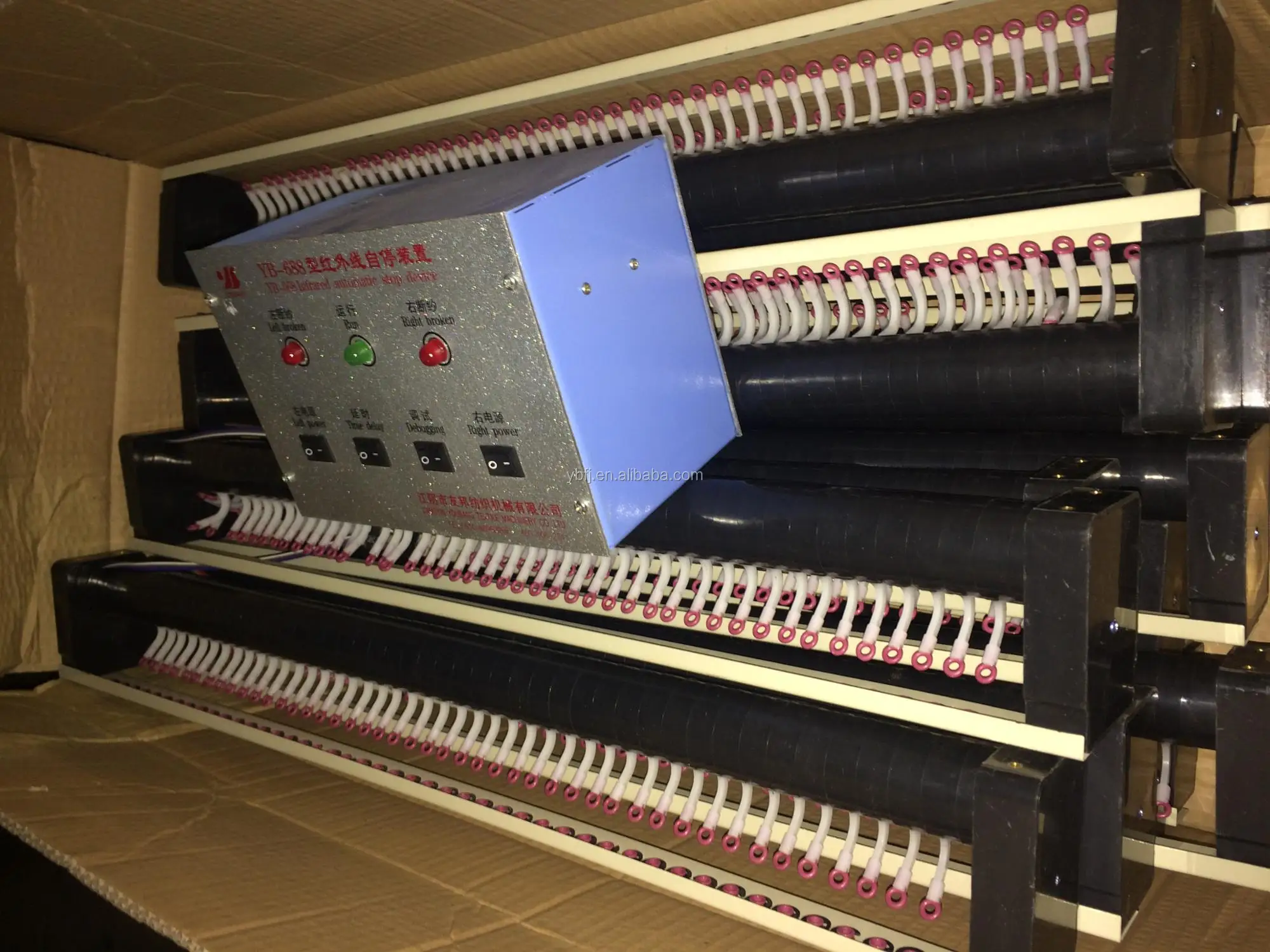 yarn broken detection automatic stop device warping machine spare parts