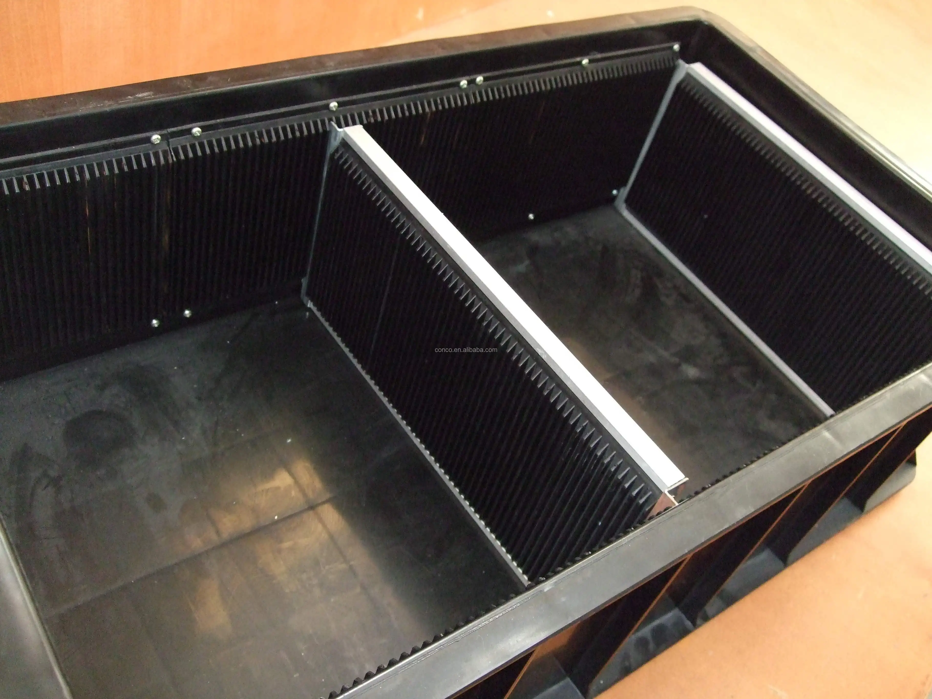 COP- 315 ESD plastic boxes bin tray containers with dividers