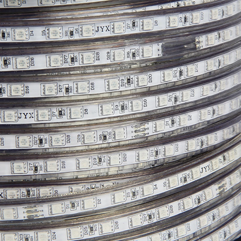 High flexibility With silicone transparence waterproof connector 5050 Rgb Strip smart strip lights