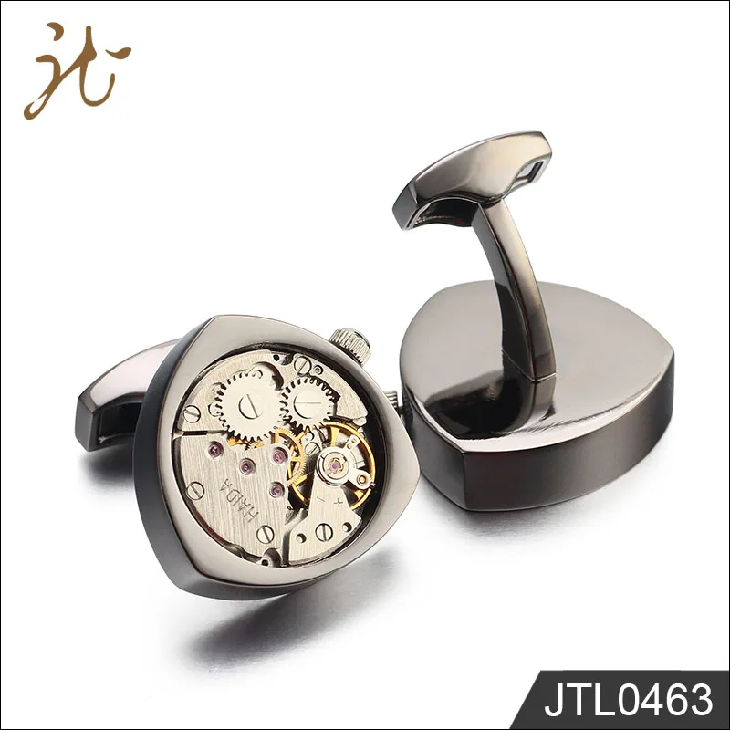 
Fashion Hot Sale Functional Watch Movement Cufflinks For Gift 