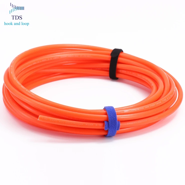 Reusable Colorful hook & loop cable tie