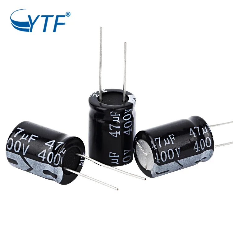 DIP оптовая продажа высококачественного алюминия 400 В 47 мкФ электролитический конденсатор машины