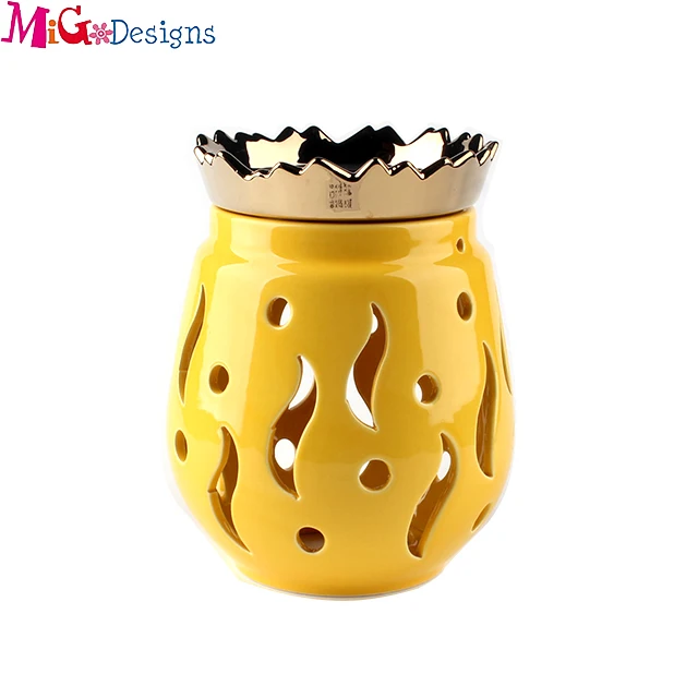 
Factory Manufacture Home Decoration Wholesale White Ceramic Incense Burner 