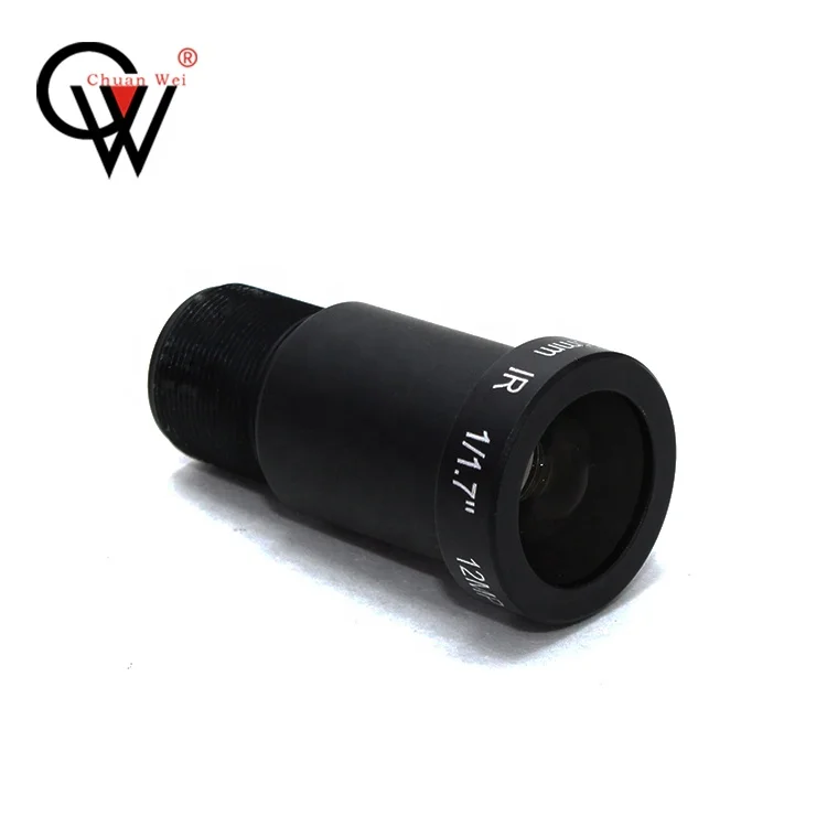 High Quality 4k lens 8mm M12 Mount 12MP CCTV Board Lens