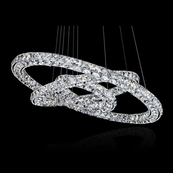 
Овальные светодиодные подвесные светильники, Современная китайская креативная лампа для спальни, гостиной, Хрустальная подвесная Светодиодная лампа для ресторана 