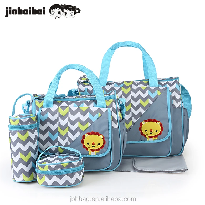 
Hot sale new design multifunctional mommy diaper travel baby bag with baby changing pad 