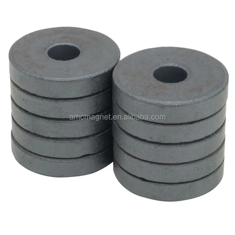 High performance ceramic ferrite ring magnet for speaker