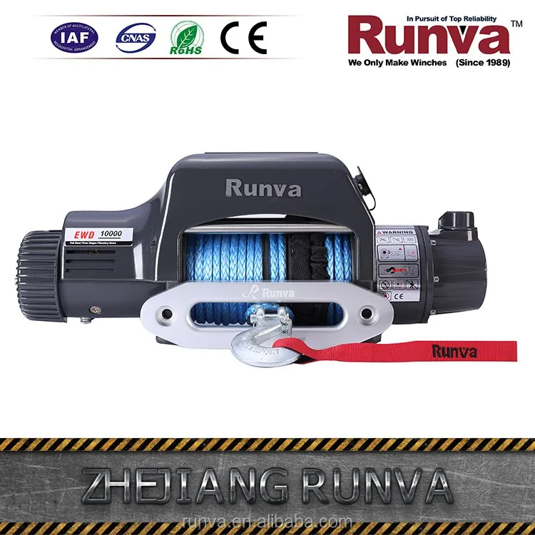 Runva CE Утвержденный 4x4 off road 12000 фунтов портативная электрическая лебедка фотографии