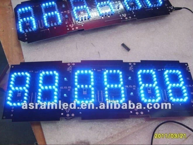 7 segment led displat 4 digit with remote control
