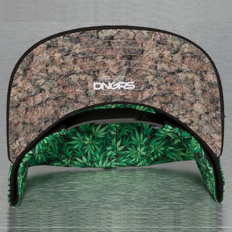 Good Make Your Own 6-panel Embroidered Logo Hat For Print Weed Flat Brim / Weed Hats