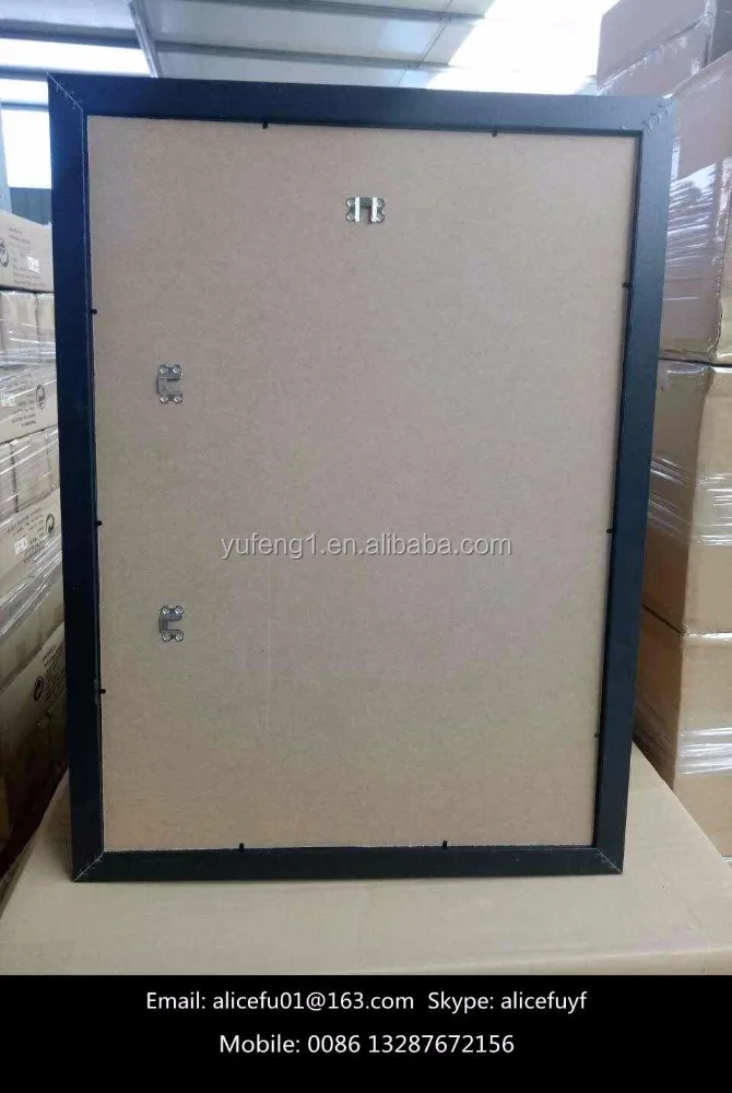 Wholesale large size 50x70 60x80 60x90 70x100 Poster frame MDF wooden photo frame