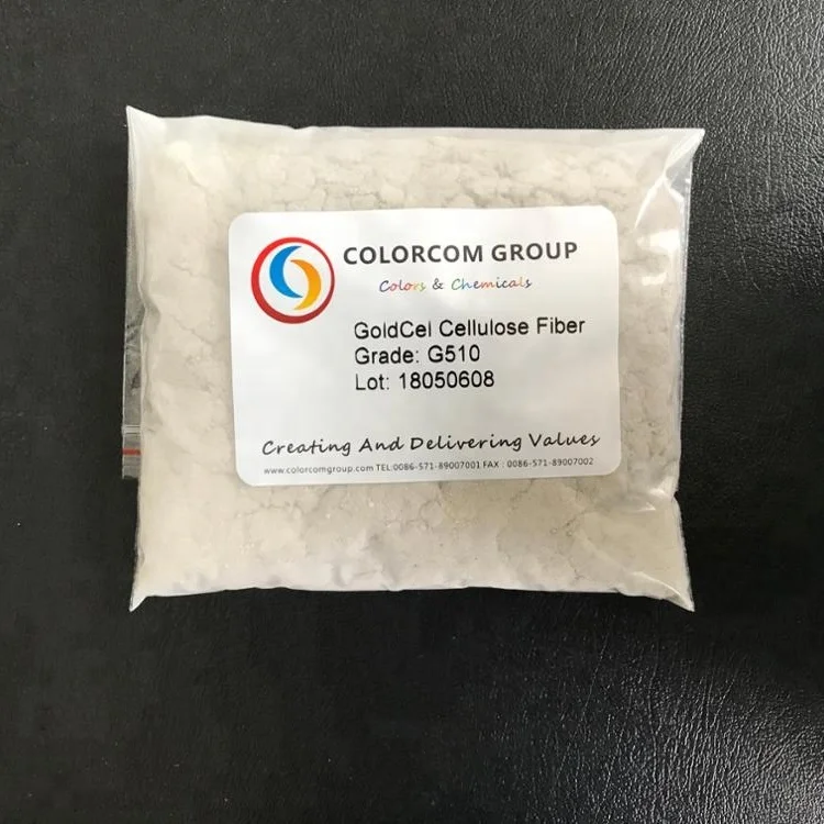 Cellulose Fiber Colorcom Wood Fiber GoldCel Wood Cellulose Fiber for Construction