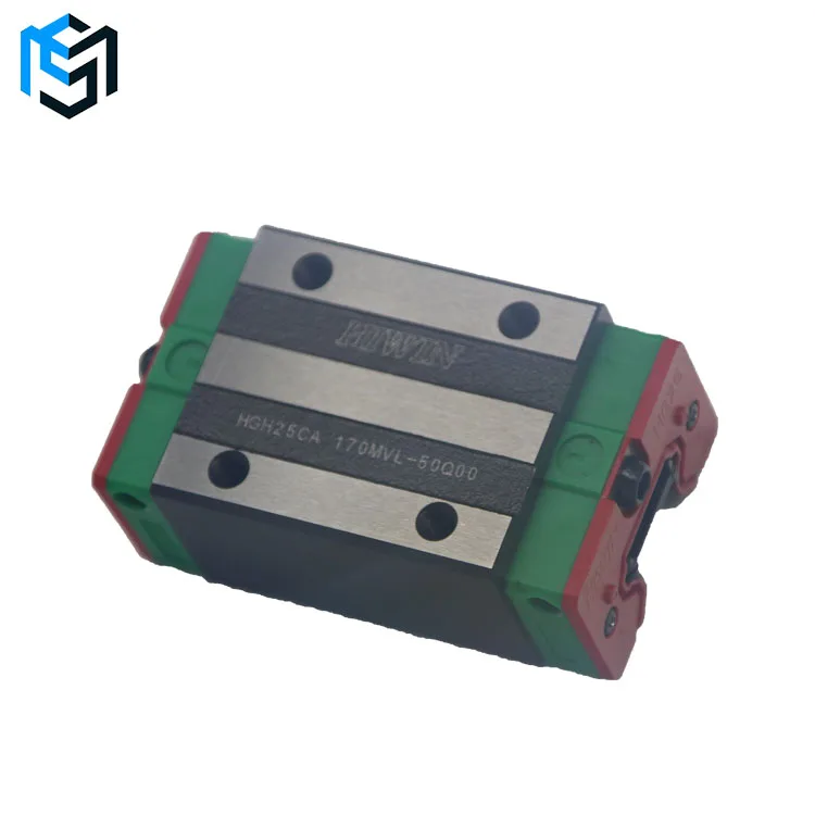 Big Linear Sliding Parts Cnc Hgw Linear Guide Shenzhen Hiwin HGH25CA H25C Block