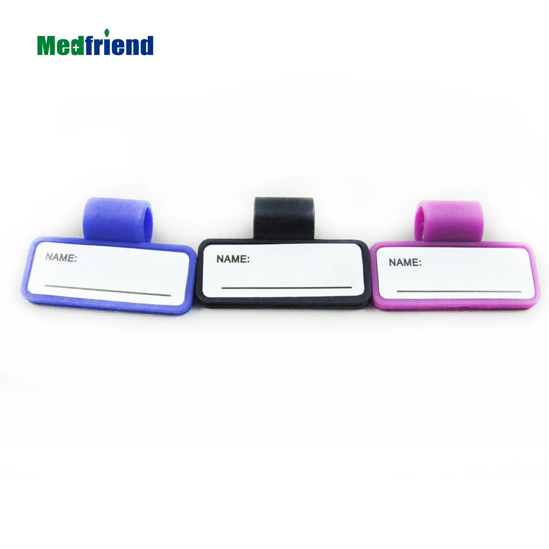 
Plastic Medical Retangular Stethoscope Name Tag ID Holder for Medical Promotion 