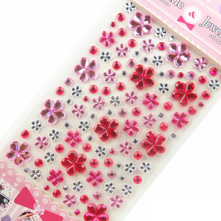 diamond crystal sticker sheet