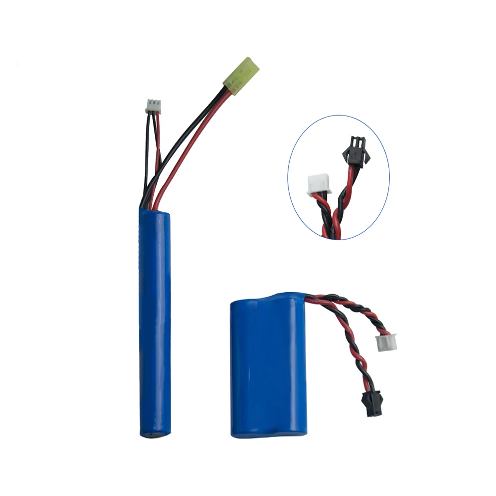 Rechargeable 2s1p 18650 lithium ion battery 7.4v 1500mah for lighting devies