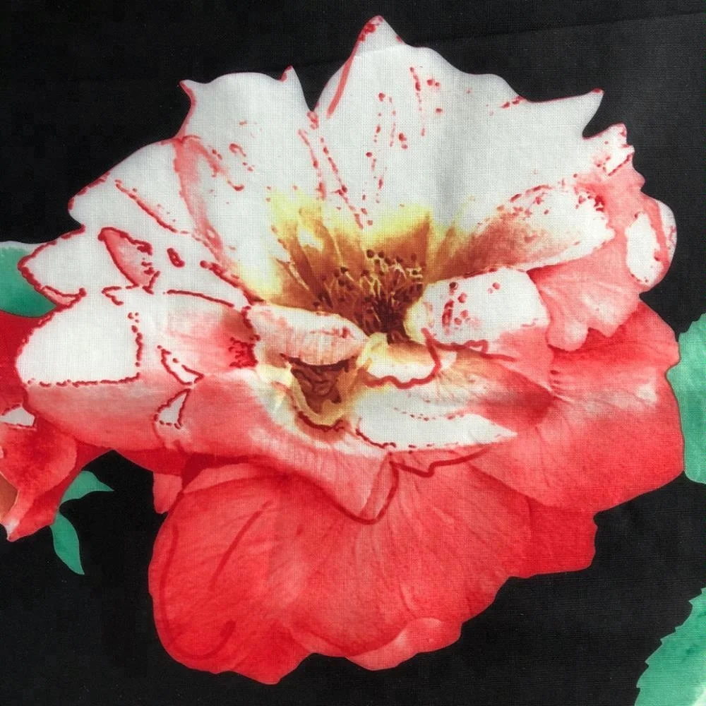 China suppliers new design 95 polyester 5 spandex paper print knit scuba crepe fabric