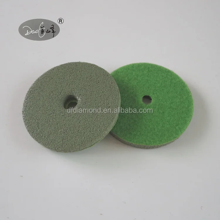 Daofeng Durable 12mm Resin Buffing Pads OEM & ODM Supported for Granite Marble Concrete Stone Polishing