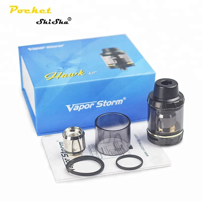 vapor storm new coming hot hawk tank for puma vape kit e cigarette ultrasonic atomizer