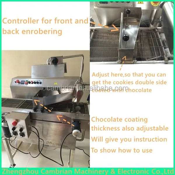 Электрическая машина для нанесения шоколадного покрытия сертификация CE 30 кг