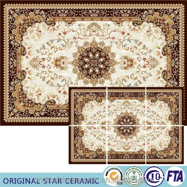 Huge Size Carpet Tiles 1200X1800mm Decorative Ceramic Carpet Tile