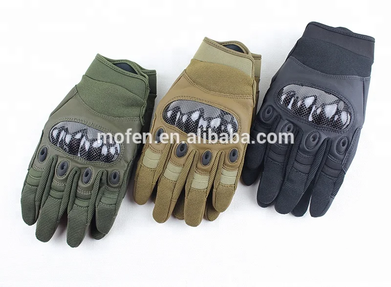 Winter Leather Military Tactical Gloves 3 Colors 3 Sizes Mixed Order M.o.q 50 Only Can With Your Logo