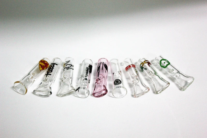 Best selling customize rolling paper tip glass filter tip smoking pipe