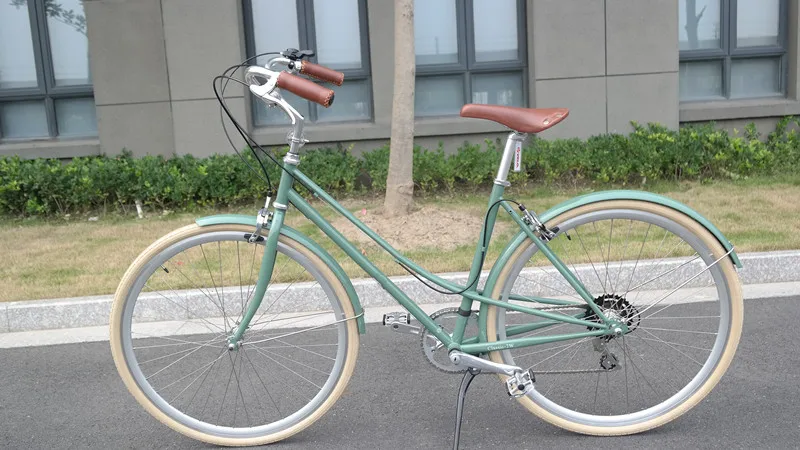 Aus popular ladies vintage bike 7 speed bike city bike female bicycle