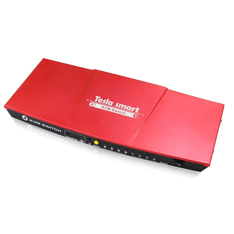 USB 2.0 4 port Wholesale 4K HDMI kvm switcher 4x1 KVM switch