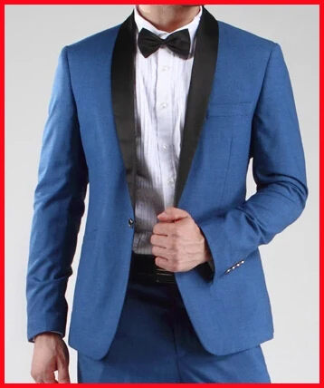 2015 новое поступление мужские костюмы две части куртка брюки жениха свадебное платье смокинг костюмы , установленные шерсти один кнопка мужчины одежда Slim Fit