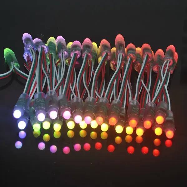 
5V WS2811, UCS1903, WS2801 programming rgb led pixel string 12mm 