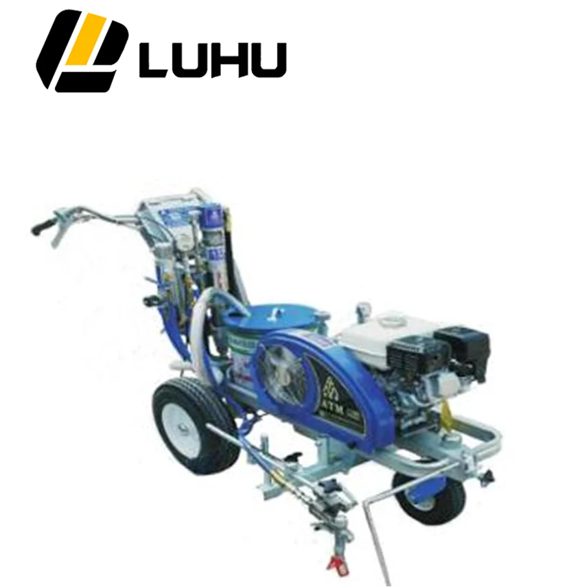 China manufacturers Hand push  road line marking equipment airless cold paint road marking machine