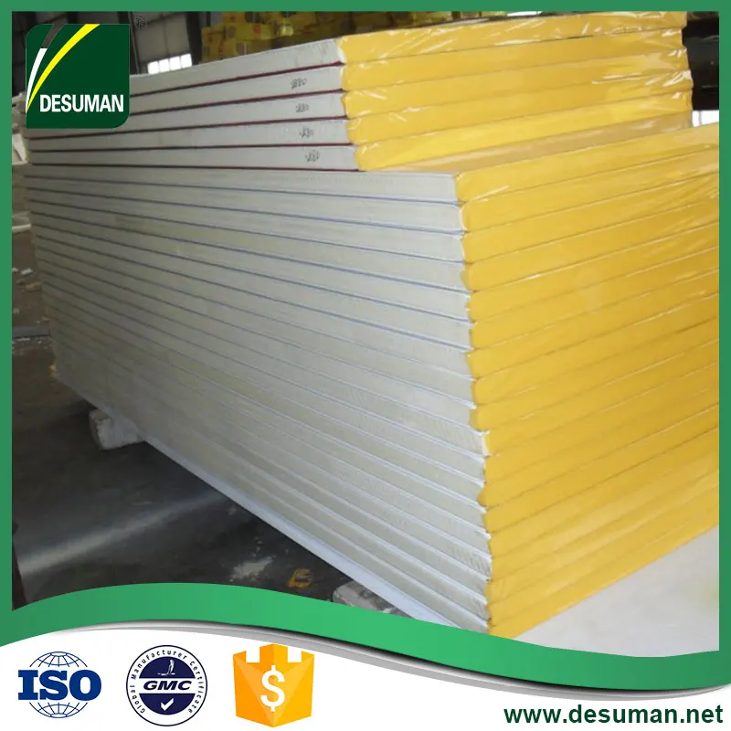 Manufactured home price insulated roof pu polyurethane used sandwich panel wall panels for sale