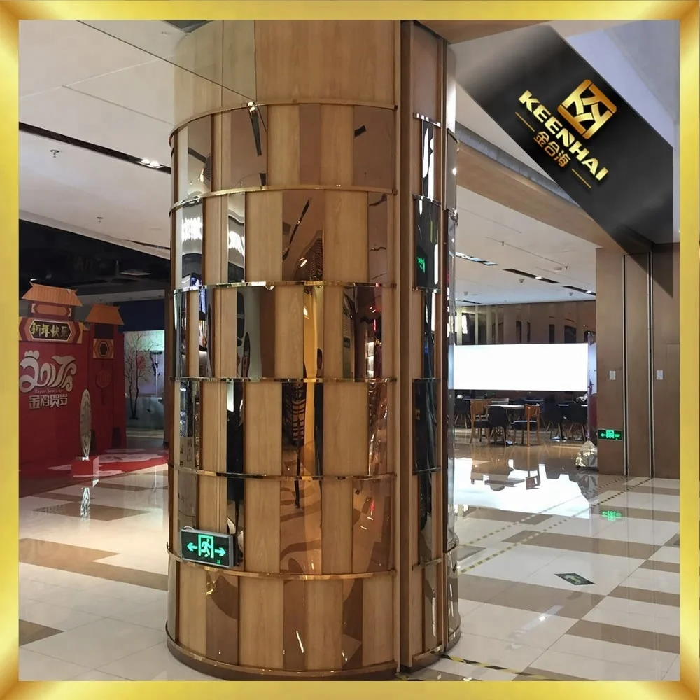 Decor 304 Stainless Steel Interior Decorative Column Cover Metal Building Materials for Home and Office Design