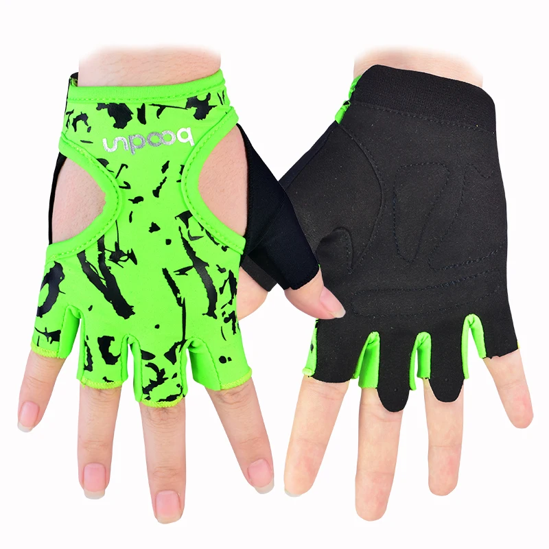 Custom Microfiber Half Finger Fitness Weight Lifting Gloves For Gym Workout Women