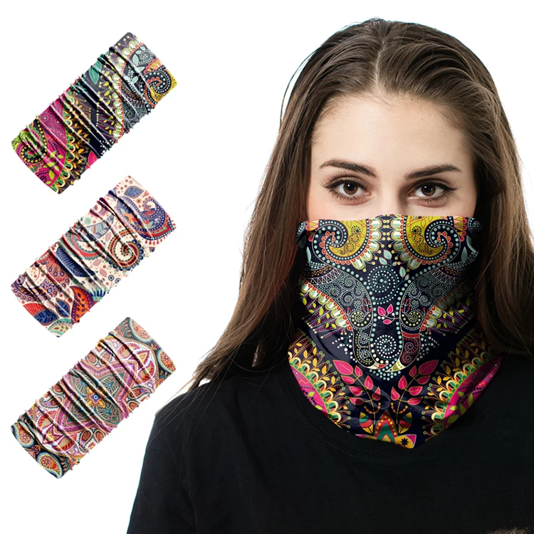 
Professional Manufacturer Custom 100% Polyester High Quality Muslim Bandana Women Head Wraps Scarf 