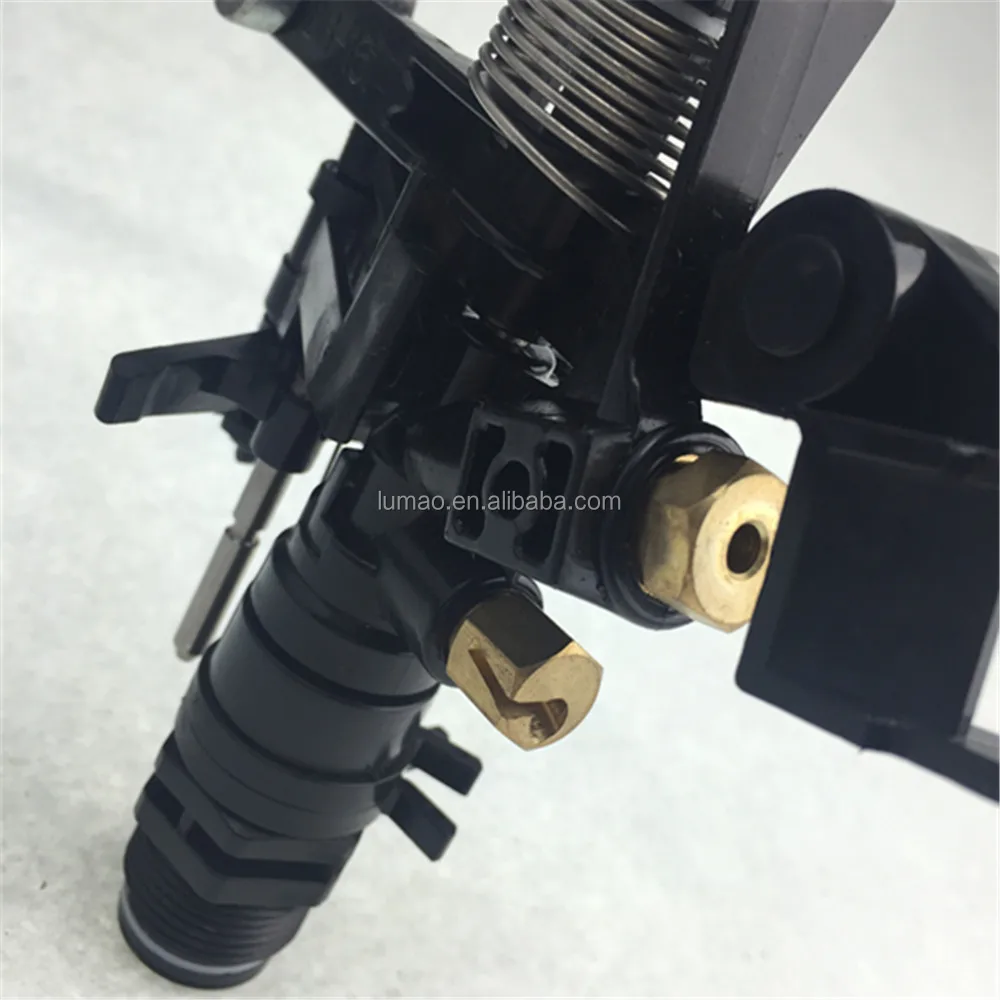 Vegetable farming equipment farm tools water fountain plastic oscillating lawn rotating copper valve garden sprinkler