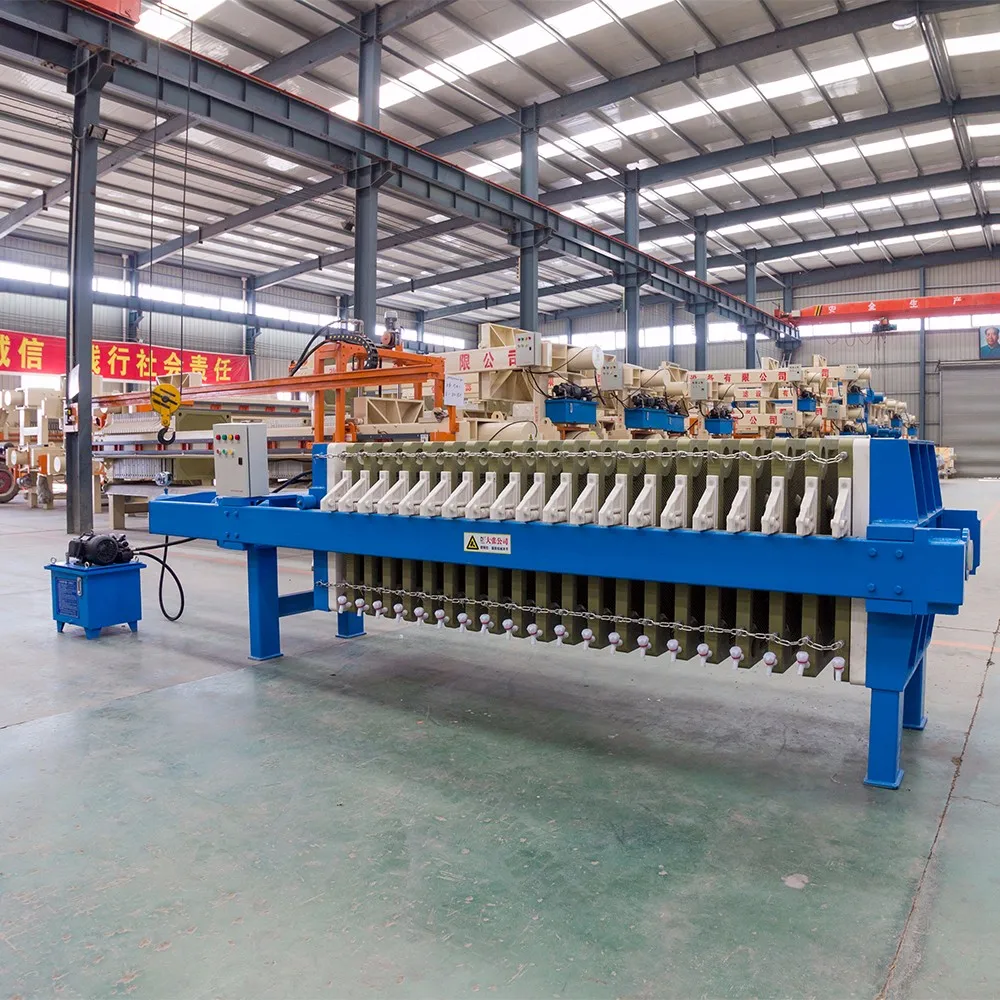 Once Quick Open Sludge Dewatering Filter Press Waste Water Treatment