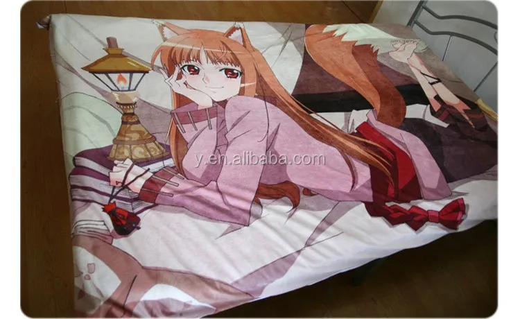 Anime blanket custom printed quilt cover summer quilt bed cover double side