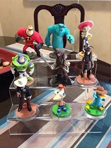 Acrylic 3 Step Freestanding Display Rack Acrylic Riser Stand acrylic display risers