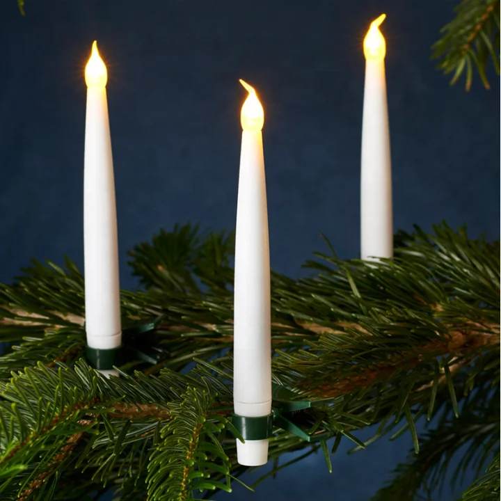 NEW Europe Style Christmas tree candle LED clip candle light with remote