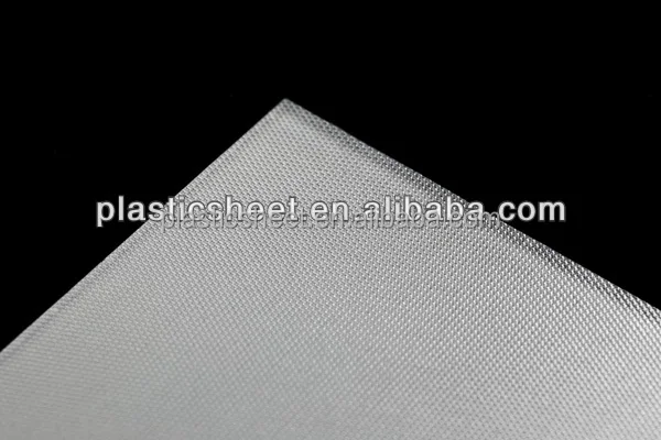 LED panel lighting 1.5mm 60x60 PS plastic light diffuser sheet