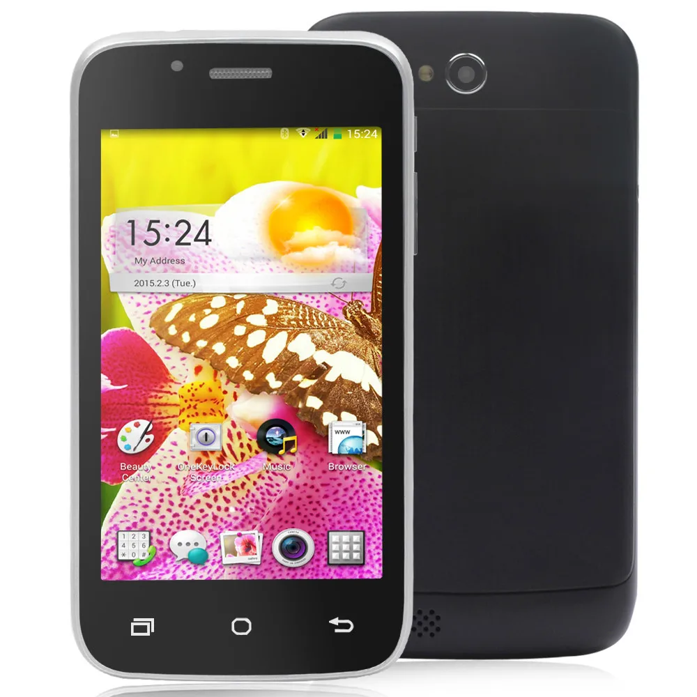 лучшие продажи в россии для 2015 новые продукты 4 дюйма 800*480 экран android высокое качество мобильный телефон