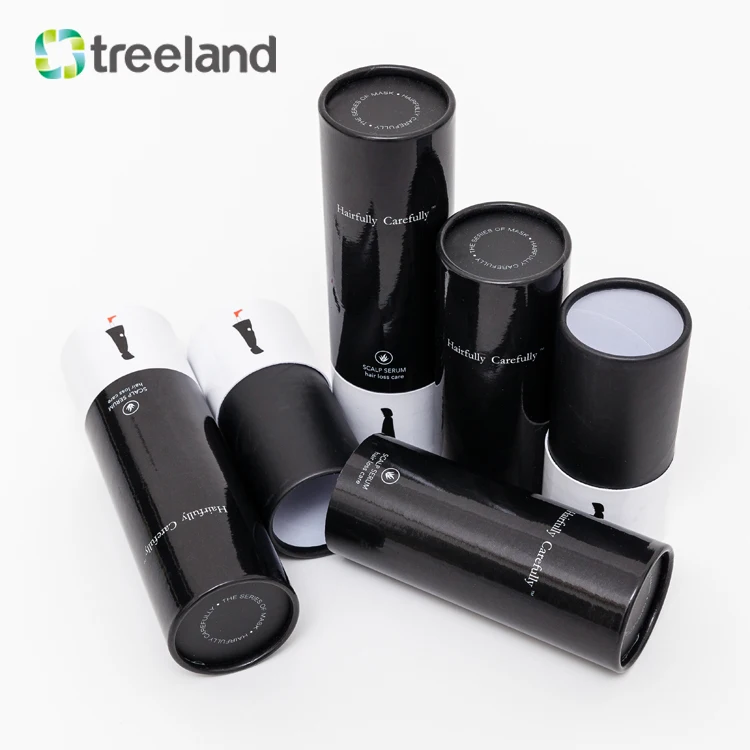 3-piece glossy  telescoping paper tubes cardboard boxes for cosmetic  packaging container