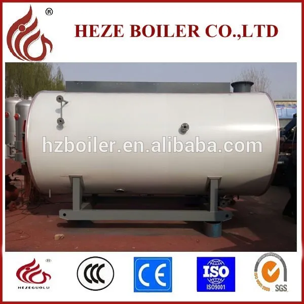 От 0.5 до 20 тонн низкого давления горизонтальная wns дизель паровые котлы