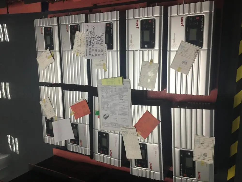 MUST RS232 Communication Port AC Power Indicator 3KW 2HP Solar Inverter With Toroidal Transformer