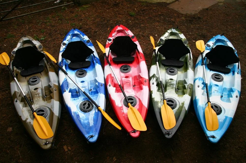 2.93m-long hot and popular single seat touring rowing boat&kayak&canoe for sale