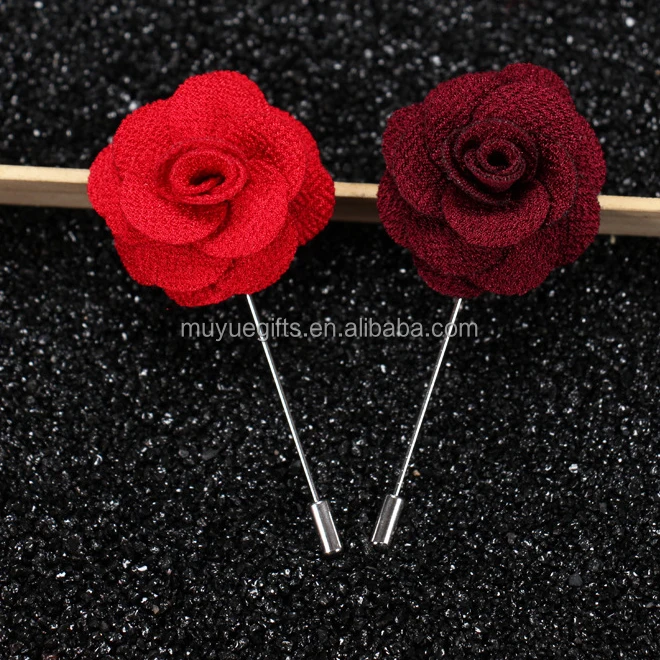 Мужские заколки для лацканов с изображением цветов, 2017