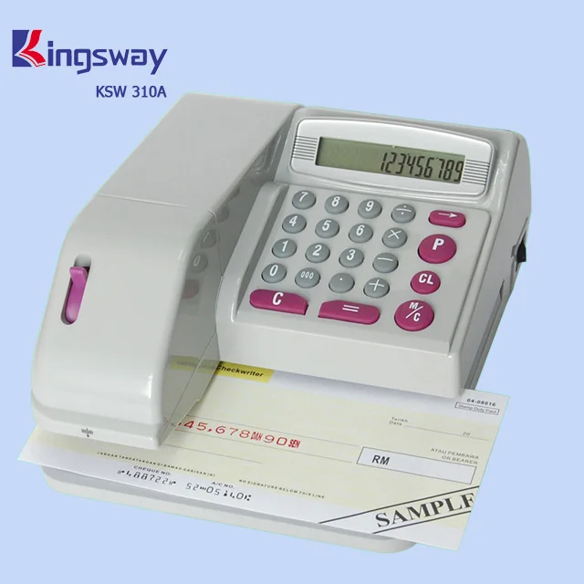 
Electronic Check Writer. 